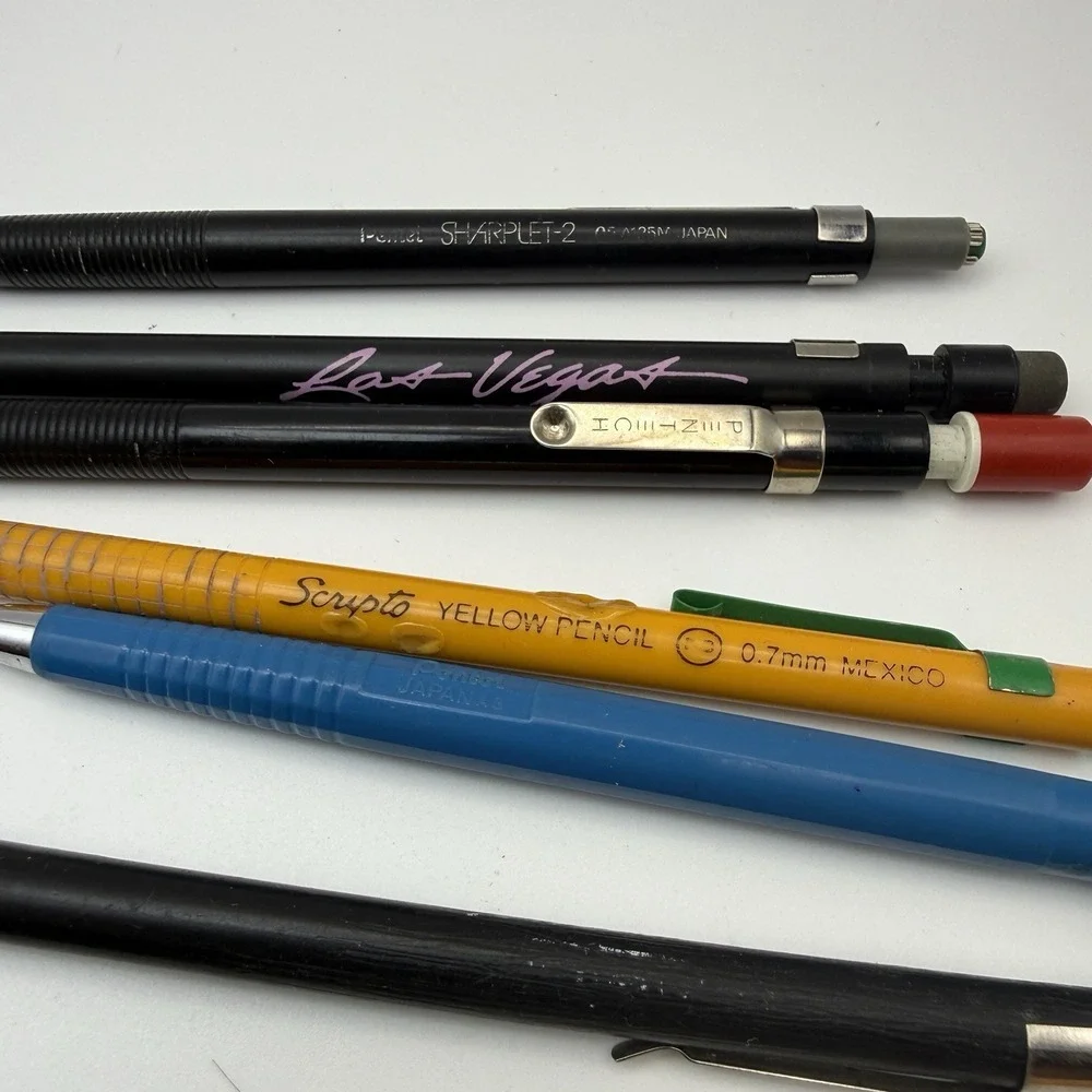 Vintage Mechanical Pencils Pack of 9